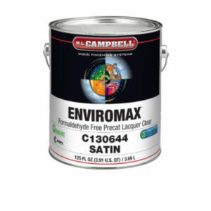 EnviroMax Formaldehyde Free Clear Pre-cat Satin 5 Gallons