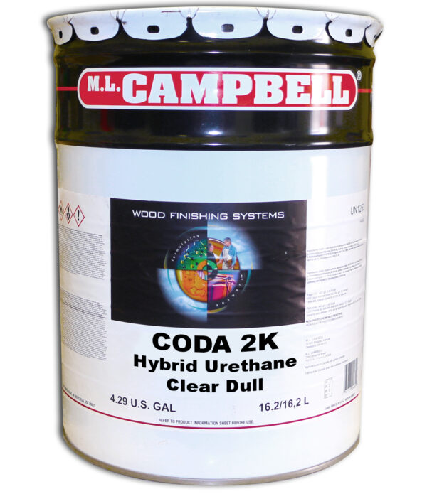 CODA 2K Hybrid Urethane Clear Dull 5 Gallons