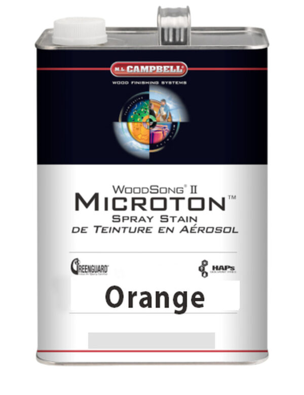 Orange Microton Dye Stain Gallon