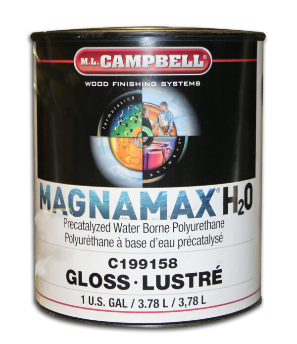 MagnaMax H2O Pre-Cat Waterborne Polyurethane Gloss Gallon