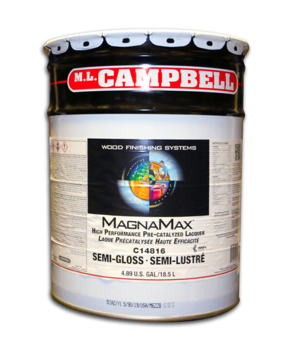 Magnamax Clear Pre-cat Lacquer Semi-Gloss 5 Gallons