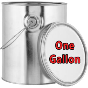 Gold Lined Gallon Can with Bail