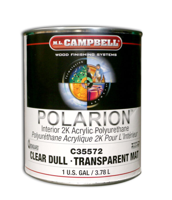 Polarion 2K Acrylic Urethane Interior Clear Dull Gallon