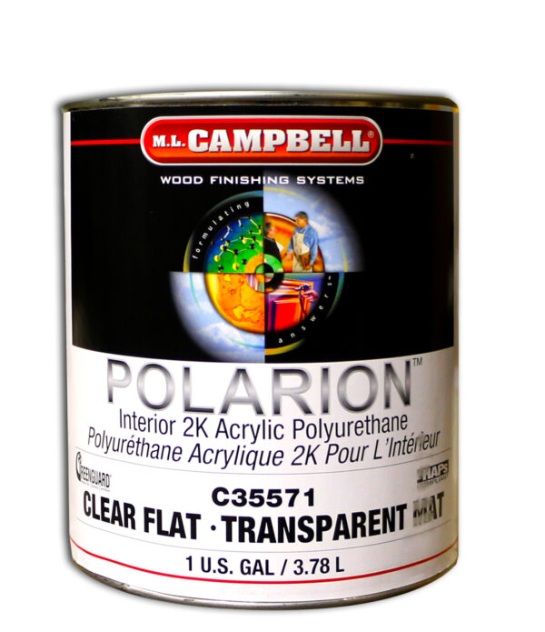 Polarion 2K Acrylic Urethane Interior Clear Flat Gallon