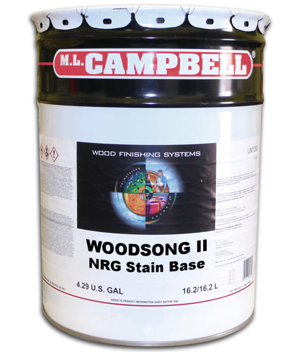 WoodSong II NGR Stain Base 5 Gallons