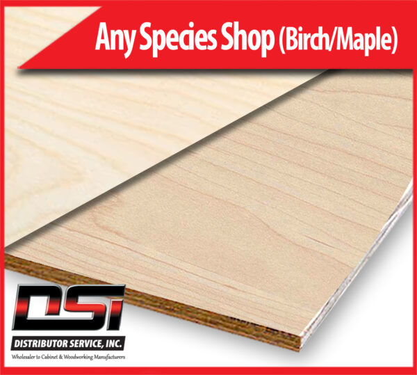 Any Species VC Shop Grade (Birch/Maple) 1" x 4x8 Columbia Forest Products