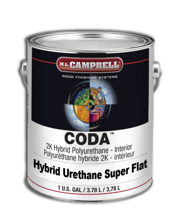 CODA 2K Hybrid Urethane Clear Super Flat Gallon