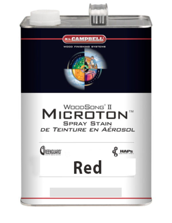 Red Microton Dye Stain Gallon